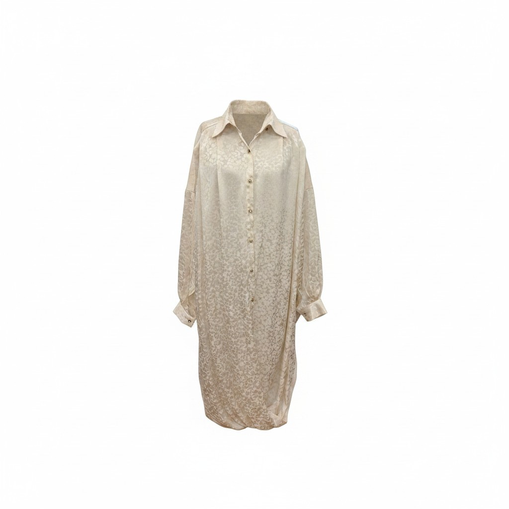 Angel Twist Front Shirt Dress