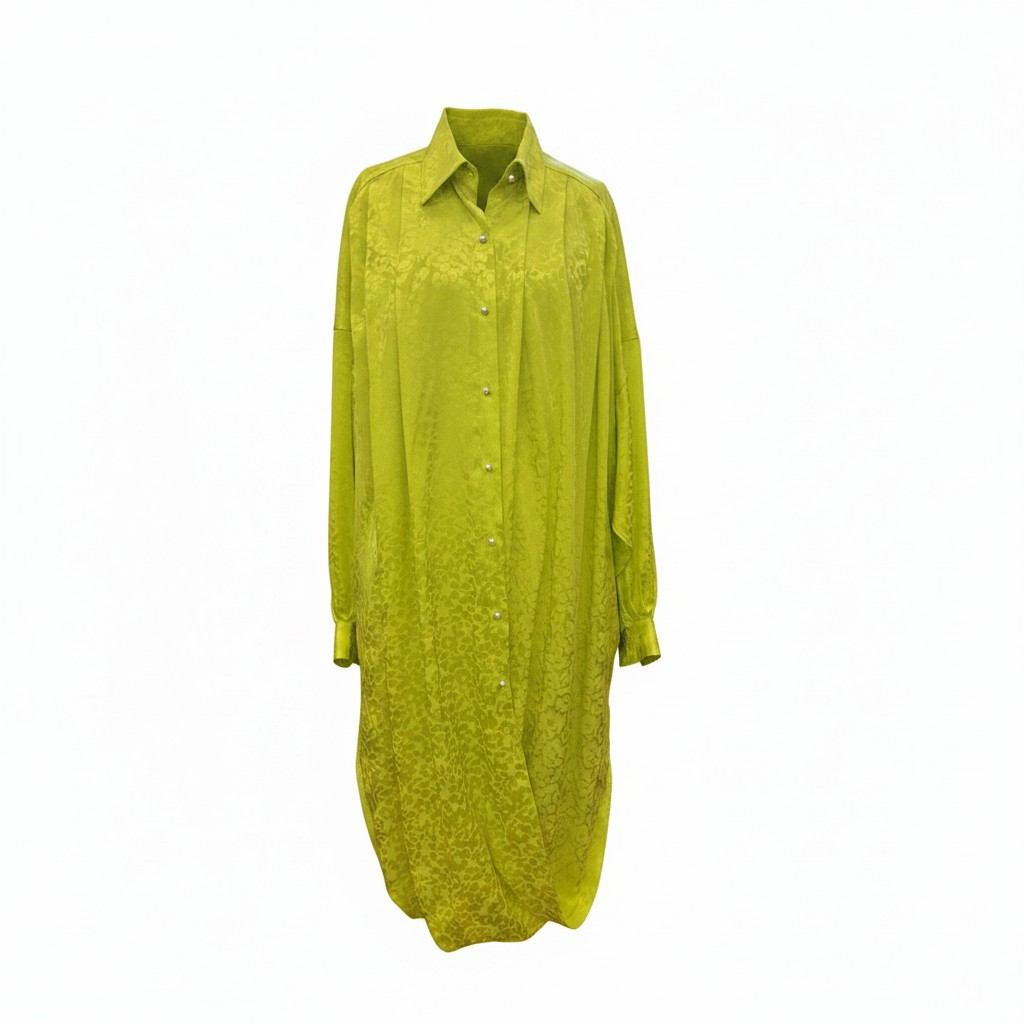 Angel Twist Front Shirt Dress