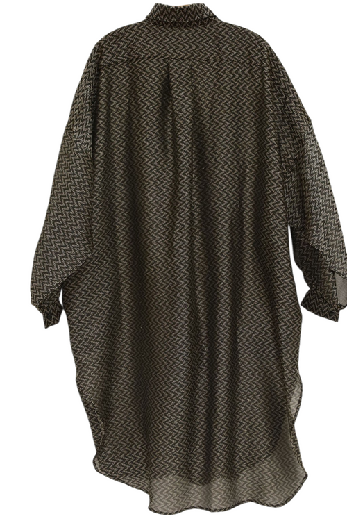Angel Twist Front Shirt Dress