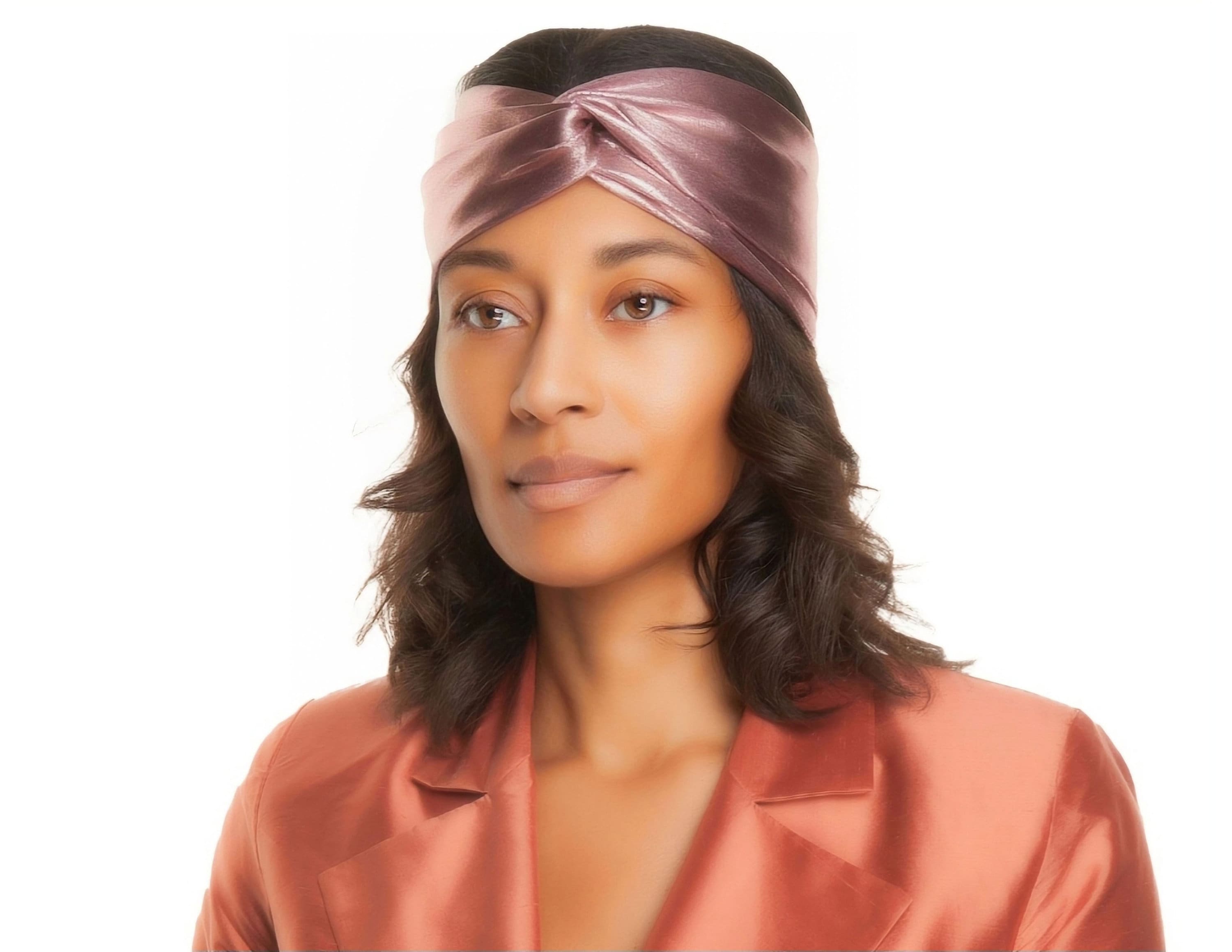 Wanda Turban - Pink Metallic